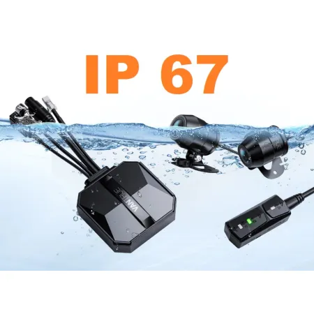 Vantrue F1 2CH – kamera motocyklowa przód + tył, WiFi GPS, wodoszczelna IP67